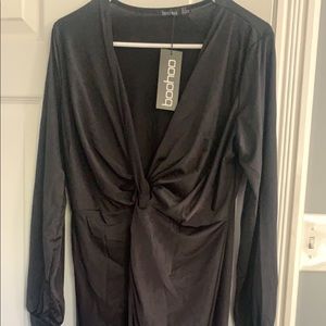 Black long sleeve dress